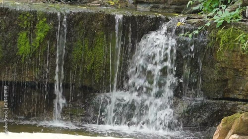 21817_Small_waterfalls_going_down_the_river_in_Nommeveski_Estonia.mov photo