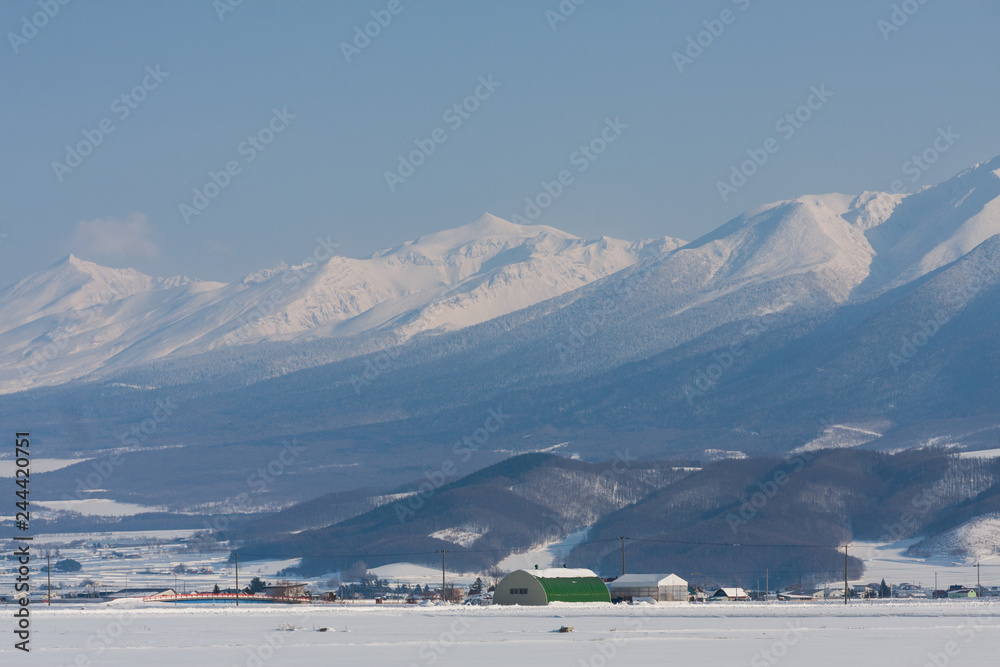 Tokachi mountain range