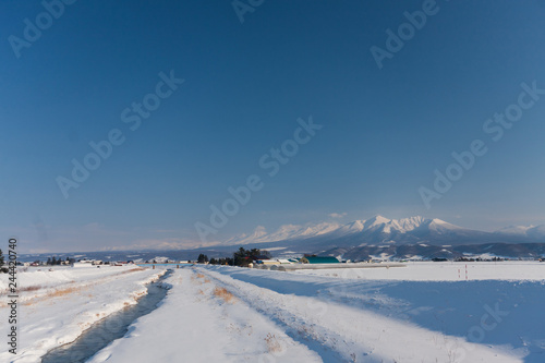 Tokachi mountain range