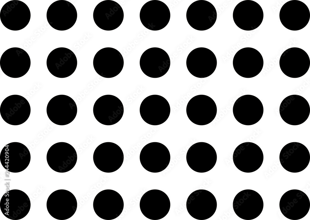 background with black dots set in rectangular matrix on white background with black dots set in rectangular matrix on white