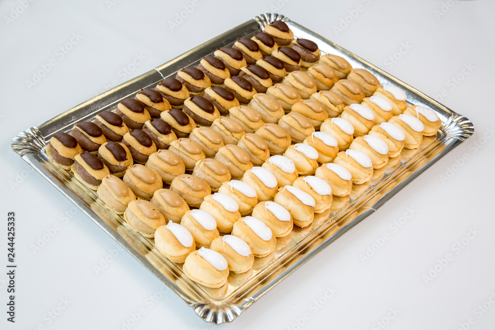 cupcakes in a tray on white background cupcakes in a tray on white background