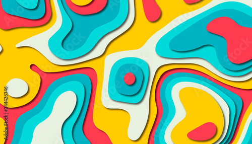 Abstract paper carve template background,for book cover.