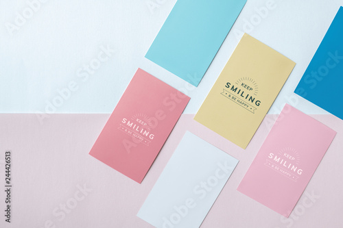 Business card and name card mockup photo