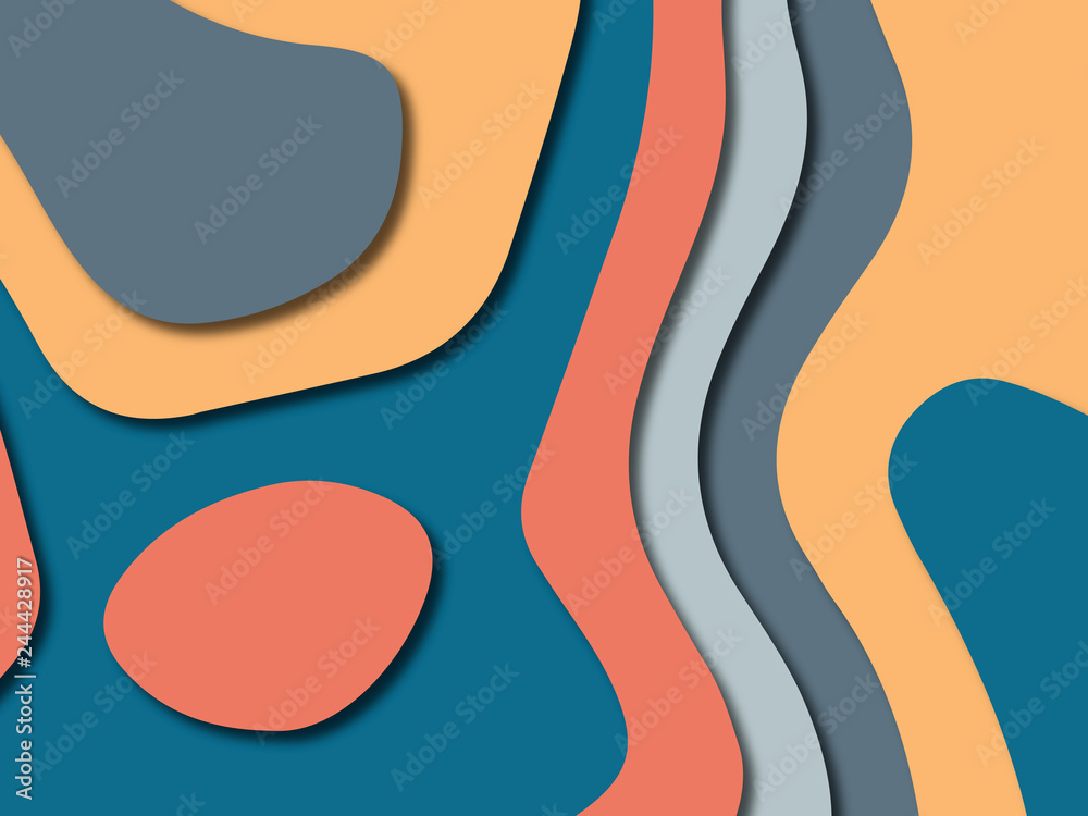 Paper art cartoon abstract waves. Paper carve background. Modern origami design template.Paper cut background. Abstract realistic paper decoration for design textured Paper art cartoon abstract waves. Paper carve background. Modern origami design template.Paper cut background. Abstract realistic paper decoration for design textured