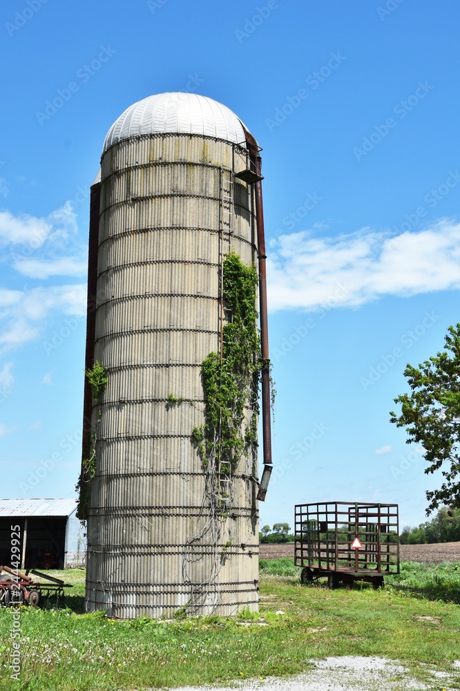 Tall Concrete Silo