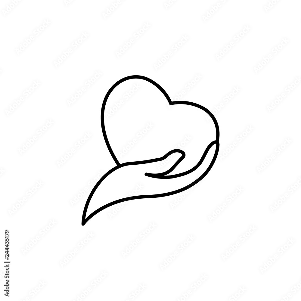 hand holding a heart icon. Element of Valentine's Day icon for mobile concept and web apps. Detailed hand holding a heart icon can be used for web and mobile hand holding a heart icon. Element of Valentine's Day icon for mobile concept and web apps. Detailed hand holding a heart icon can be used for web and mobile