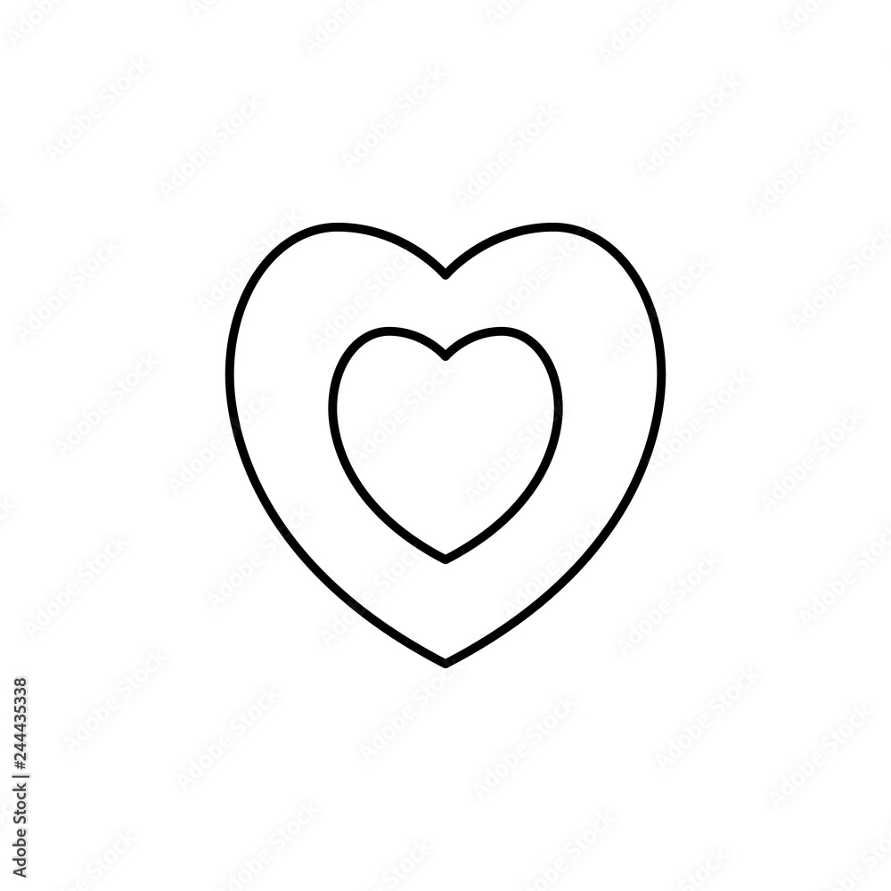 heart inside heart icon. Element of Valentine's Day icon for mobile concept and web apps. Detailed heart inside heart icon can be used for web and mobile heart inside heart icon. Element of Valentine's Day icon for mobile concept and web apps. Detailed heart inside heart icon can be used for web and mobile