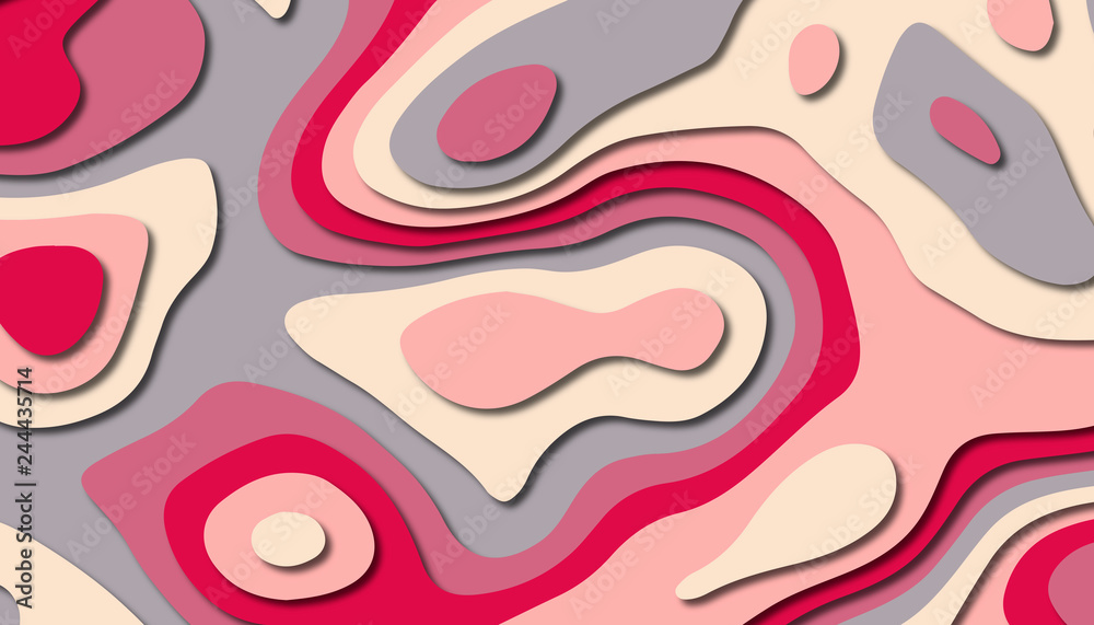 Fototapeta premium Abstract paper carve template background,for book cover.