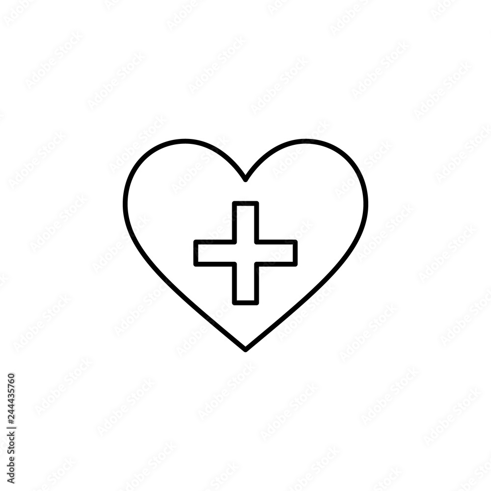 medical heart with cross icon. Element of Valentine's Day icon for mobile concept and web apps. Detailed medical heart with cross icon can be used for web and mobile medical heart with cross icon. Element of Valentine's Day icon for mobile concept and web apps. Detailed medical heart with cross icon can be used for web and mobile