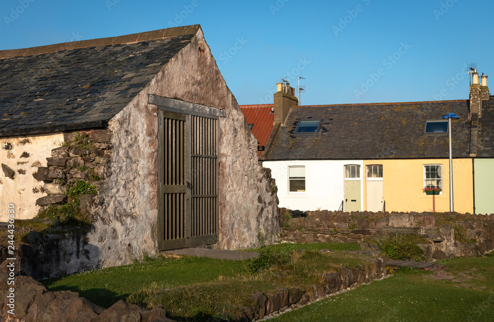 St. Andrew's Old Kirk in North Berwick, Scotland, United Kingdom.  The remains of a 12th Century Chapel.