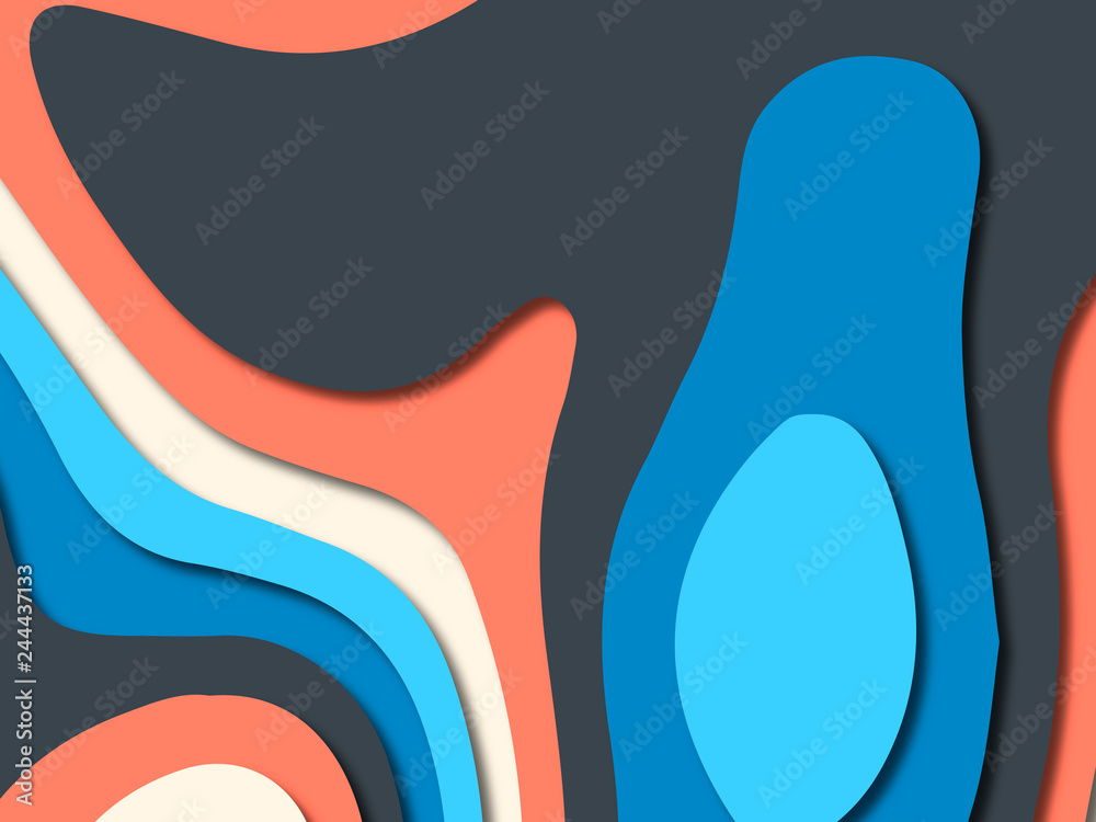 Paper art cartoon abstract waves. Paper carve background. Modern origami design template.Paper cut background. Abstract realistic paper decoration for design textured Paper art cartoon abstract waves. Paper carve background. Modern origami design template.Paper cut background. Abstract realistic paper decoration for design textured