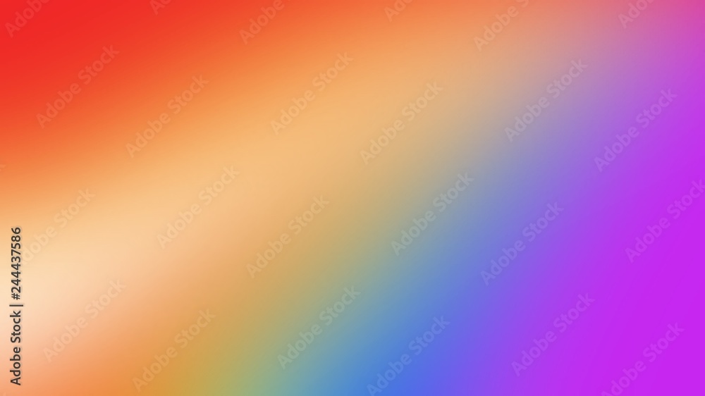 Abstract blurred gradient background in bright colorful smooth illustration ,wallpaper colorful lighting