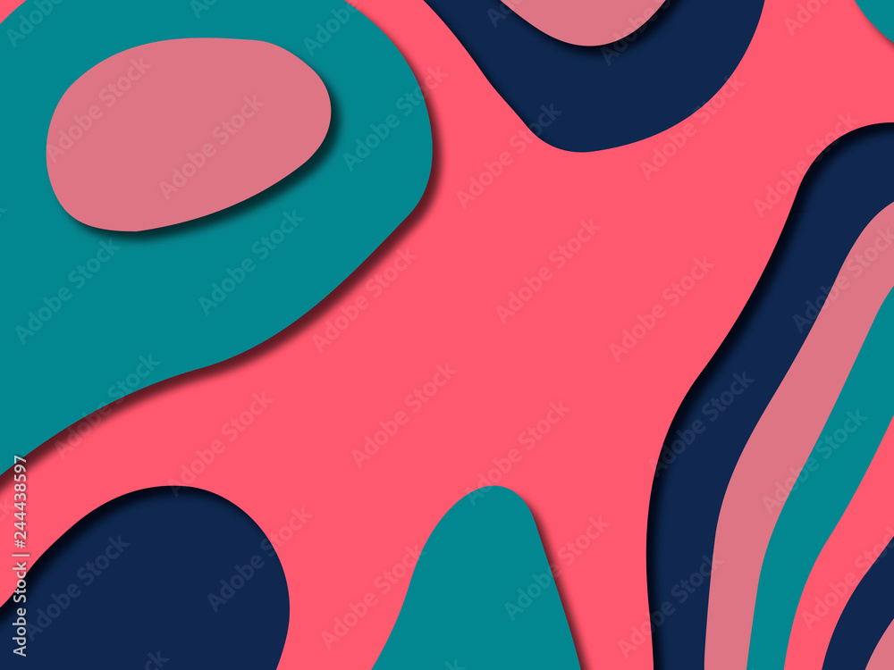 Paper art cartoon abstract waves. Paper carve background. Modern origami design template.Paper cut background. Abstract realistic paper decoration for design textured Paper art cartoon abstract waves. Paper carve background. Modern origami design template.Paper cut background. Abstract realistic paper decoration for design textured