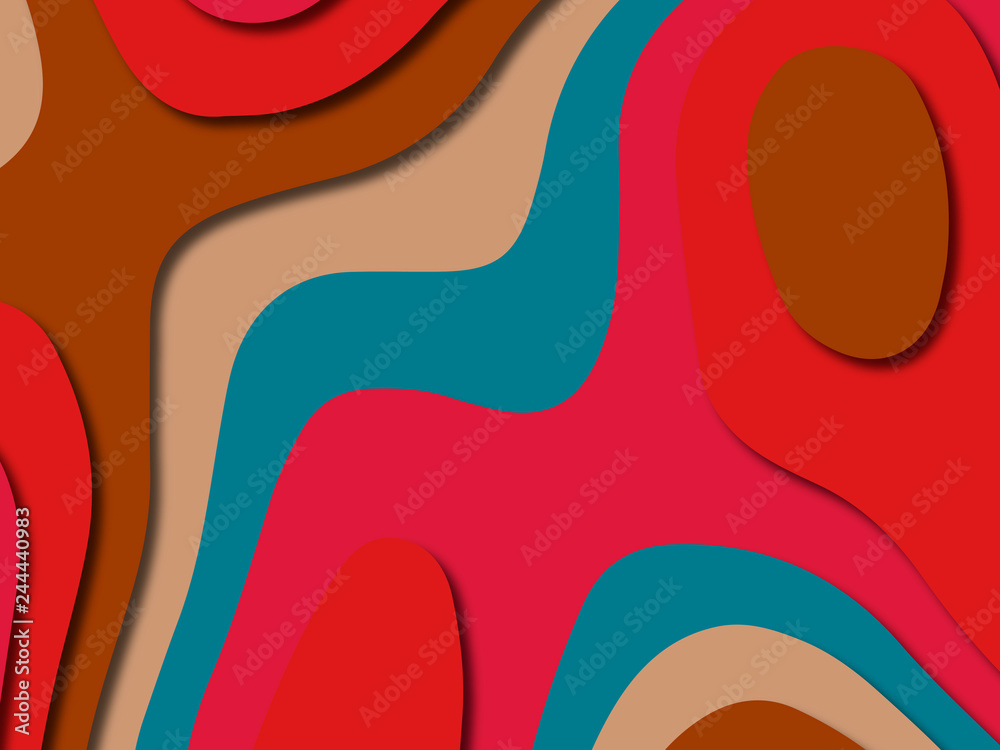 Paper art cartoon abstract waves. Paper carve background. Modern origami design template.Paper cut background. Abstract realistic paper decoration for design textured Paper art cartoon abstract waves. Paper carve background. Modern origami design template.Paper cut background. Abstract realistic paper decoration for design textured