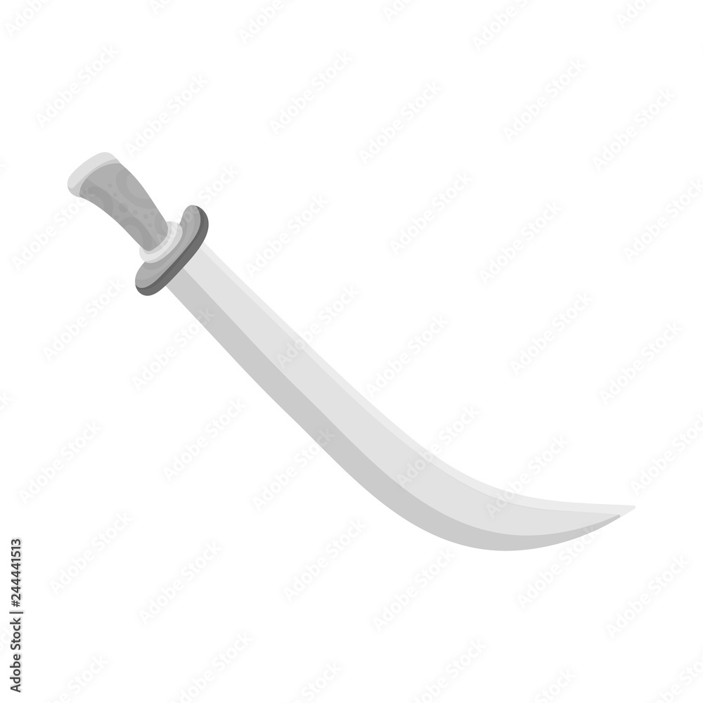 Isolated object of sword and dagger sign. Set of sword and weapon stock symbol for web. Isolated object of sword and dagger sign. Set of sword and weapon stock symbol for web.