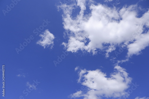 cloud and blue sky background- image.