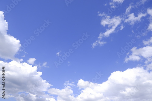 cloud and blue sky background- image.