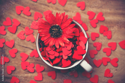 Valentines Day background w...
