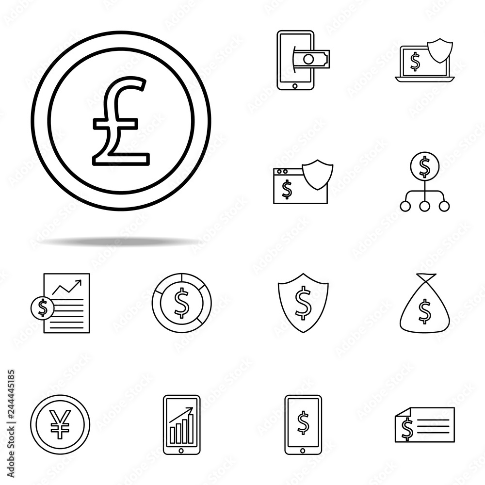 franc coin icon. Finance And Chart icons universal set for web and mobile franc coin icon. Finance And Chart icons universal set for web and mobile