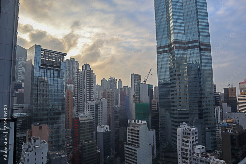 skyscrapers in hong kong 