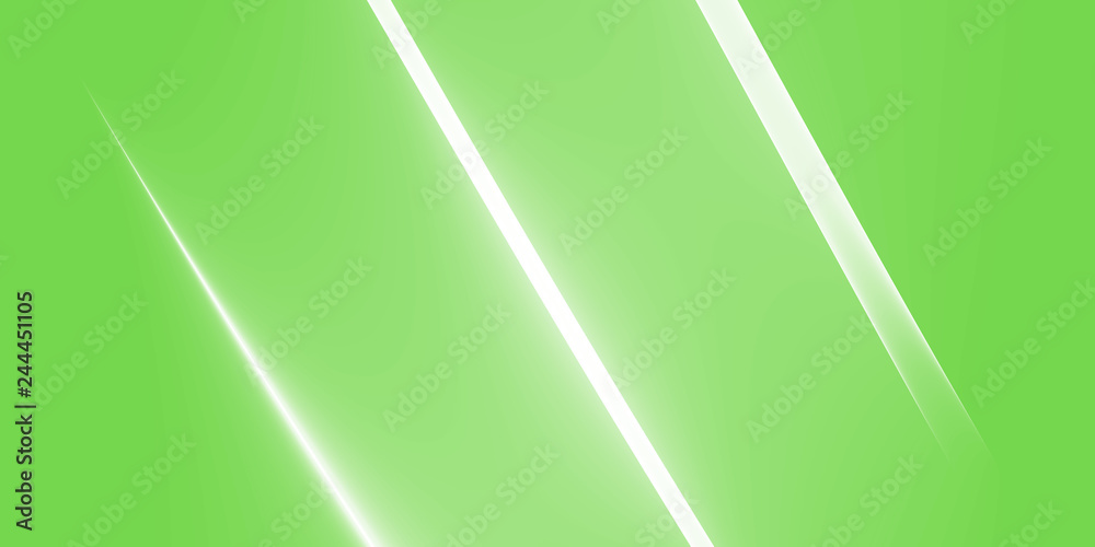 Abstract glowing light streaks on green background Abstract glowing light streaks on green background