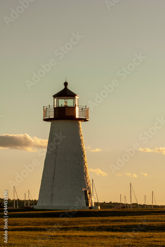Ned's Point lighthouse in late afternoon sun