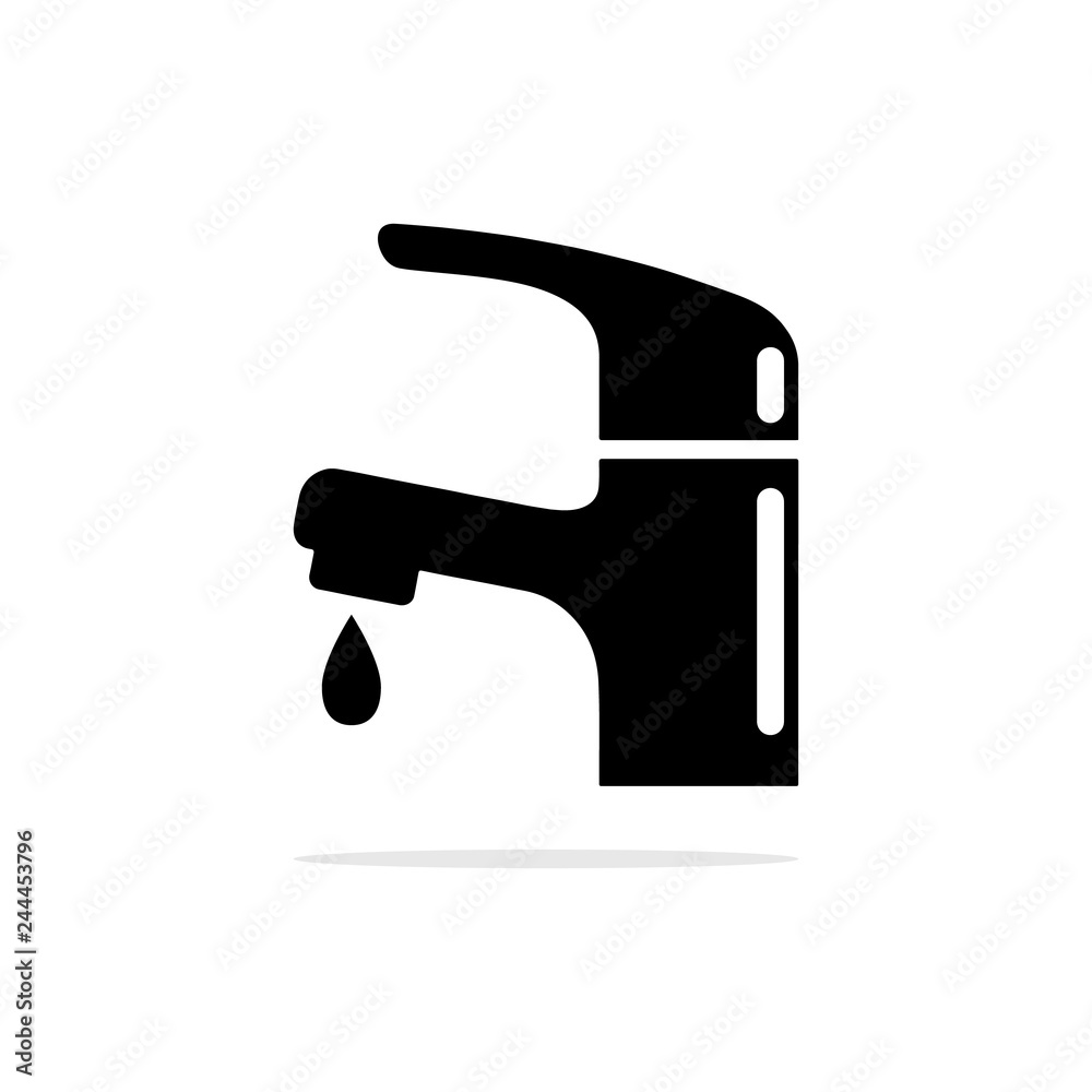 faucet icon. Vector concept illustration for design. faucet icon. Vector concept illustration for design.