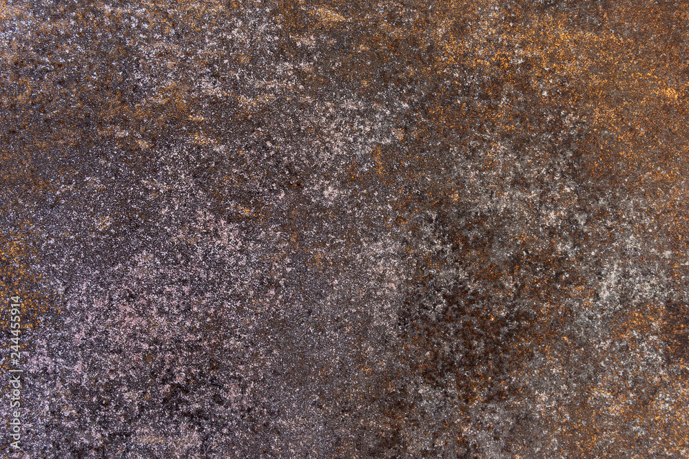 Fototapeta premium Brown eroded metal textured background