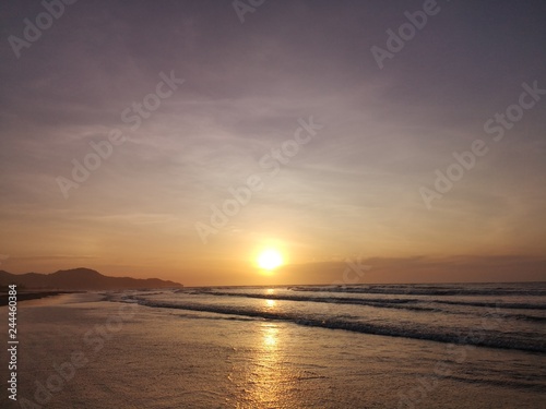 Beautiful sunset along the beach.  © Josephine Julian