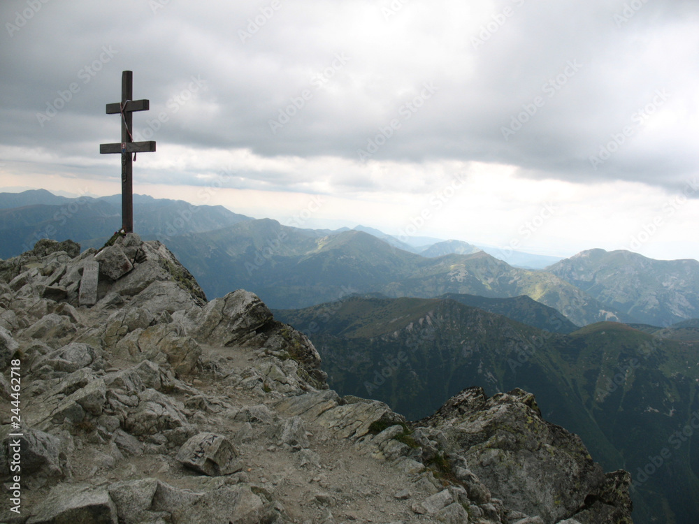 High Tatras' panorama from Kriváň (Slovakia) High Tatras' panorama from Kriváň (Slovakia)