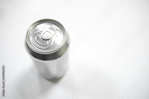Group of an aluminum can of soda