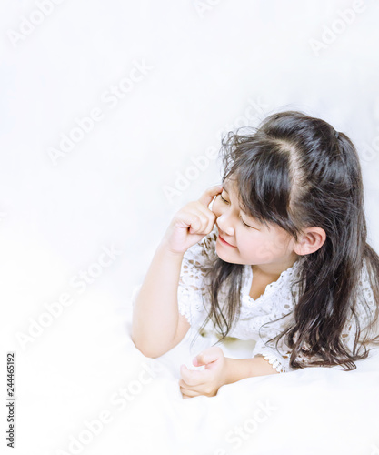 portrait of asian little girl