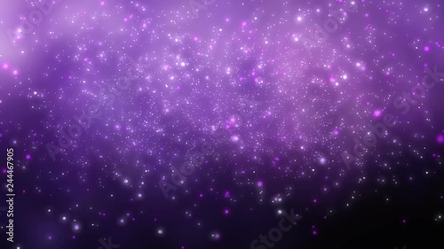 Falling Stars. Particles Background Effects Glitter Loop