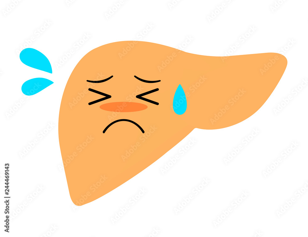 苦しむ肝臓 Stock イラスト Adobe Stock