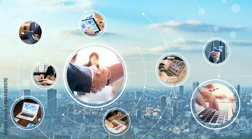 ビジネスとネットワーク Stock Photo Adobe Stock