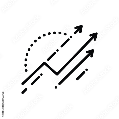 Black line icon for amelioration