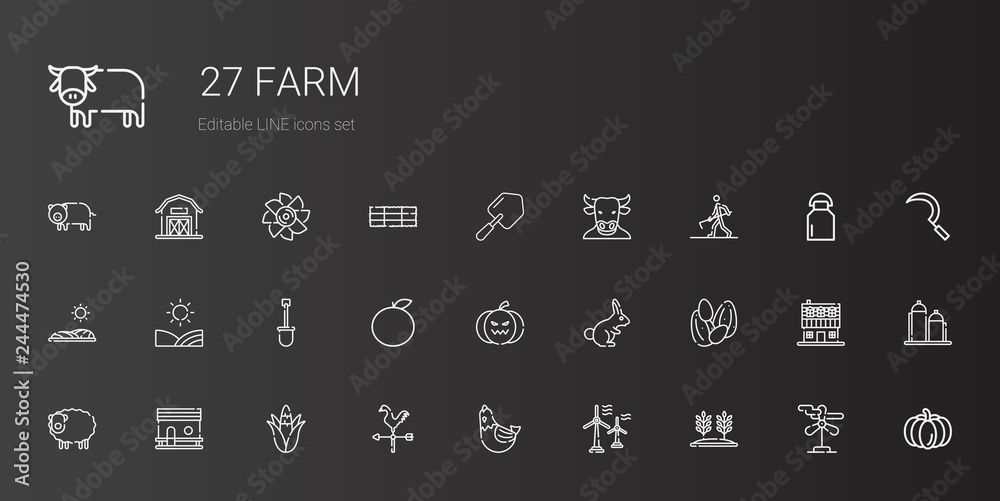 farm icons set farm icons set