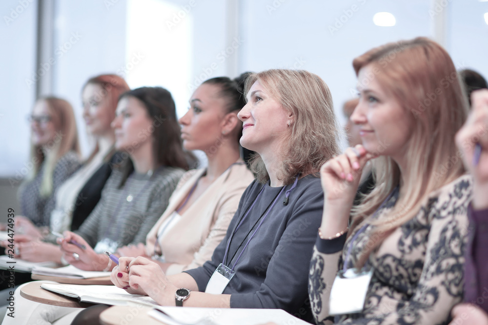 Education Conference and Presentation Audience at the conference hall