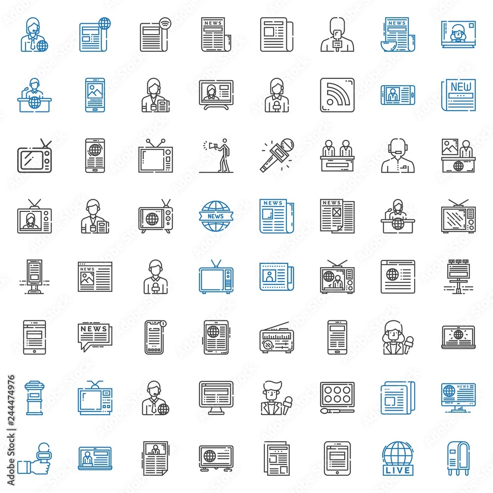 news icons set news icons set