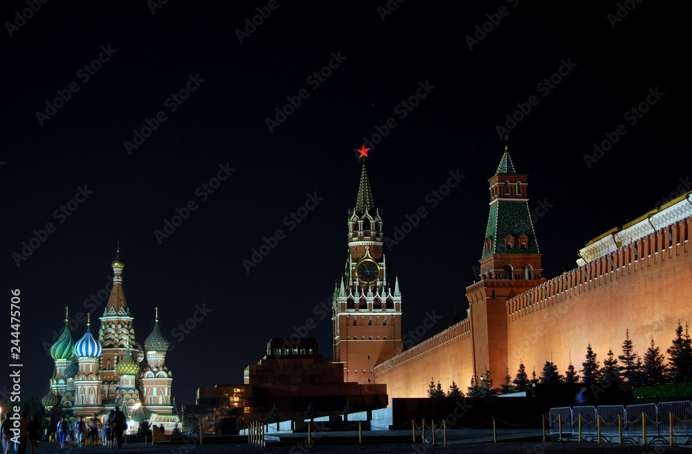 Red Square in the dark 