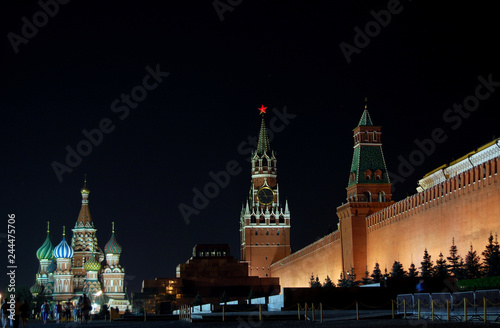 Red Square in the dark 