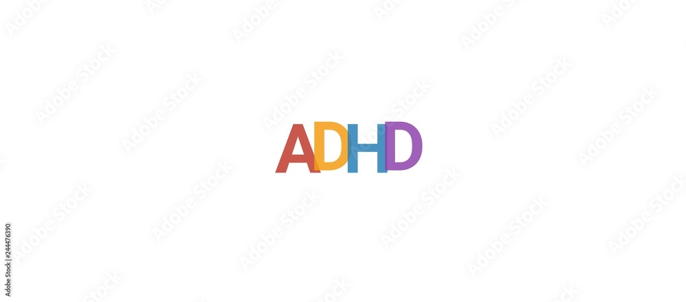 ADHD word concept