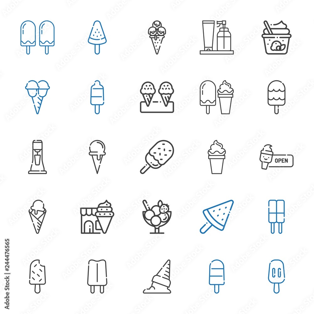 frozen icons set frozen icons set