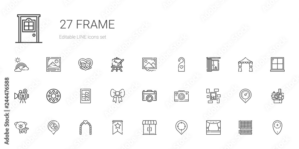 frame icons set frame icons set