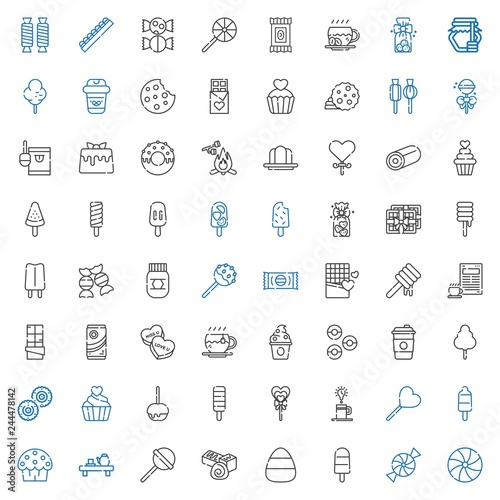 sugar icons set