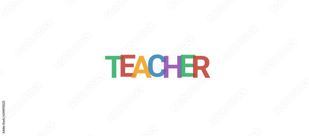 Teacher word concept