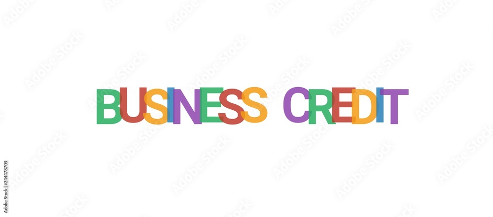 Business Credit word concept