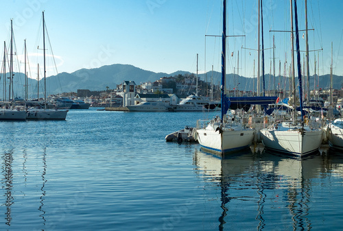 Marmaris, an old town on the Mediterranean