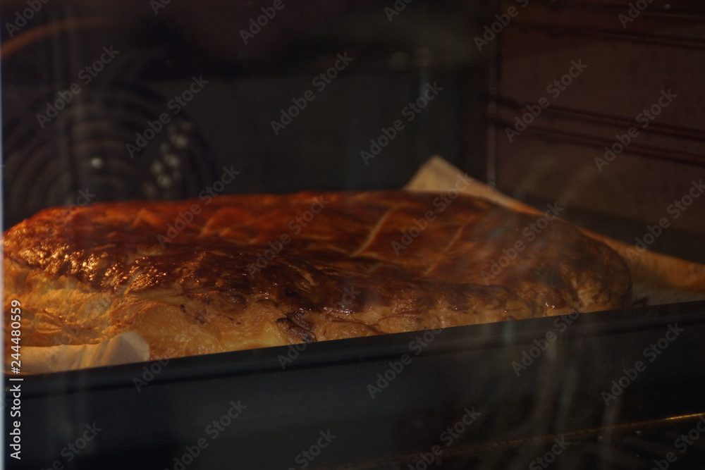 La galette dans le four Stock Photo | Adobe Stock