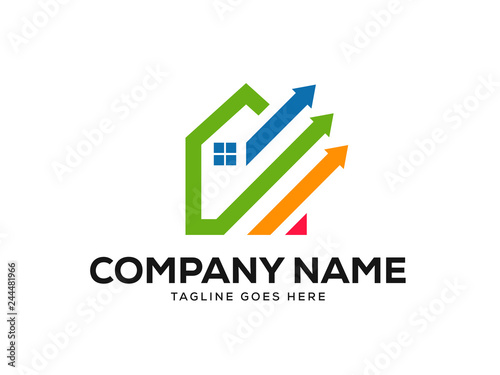 Abstract Finance Logo Designs Template Vector, Minimalist Graph Logo Designs Vector